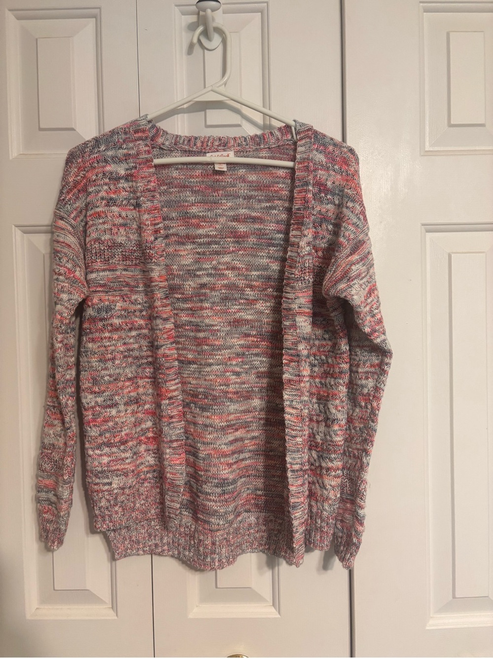 Cat & Jack Marled Open-Front Cardigan L 10/12